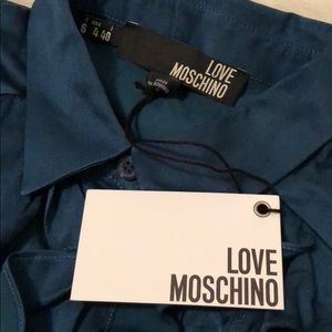 Love Moschino Cotton/Silk Blouse size 4